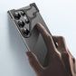 Coque de téléphone créative avec squelette métallique pour Samsung S24/23