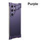 Coque de téléphone créative avec squelette métallique pour Samsung S24/23