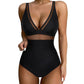 Maillot de bain avec contrôle du ventre en maille
