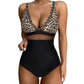 Maillot de bain avec contrôle du ventre en maille