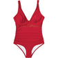 Maillot de bain avec contrôle du ventre en maille