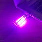 Lampe de Nuit USB Portable à Ampoule en Verre avec Commande Tactile