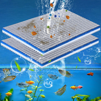 🐠Durée limitée - Moitié prix - Mousse filtrante professionnelle 8D haute densité pour aquarium