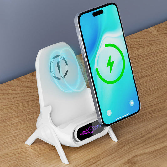 ⚡ Support de Téléphone 3-en-1 + Charge Rapide Sans Fil – Gardez Votre Bureau Propre et Vos Appareils Chargés ! 📱🔋