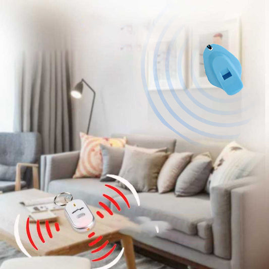 Porte-clés et Détecteur de Clés avec Capteur Activé par Sifflement