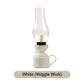 Lampe à Kérosène Vintage LED avec Bougie Oscillante Électronique