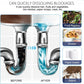 🌸 ACHETEZ 3 OBТENEZ 2 GRATUIT! 🚰 DÉBOUCHEUR MULTI-USAGES - Action Rapide 30 Secondes, Formule Gel Pénétrante pour Canalisations, Sèl et Cheveux 🛁✨