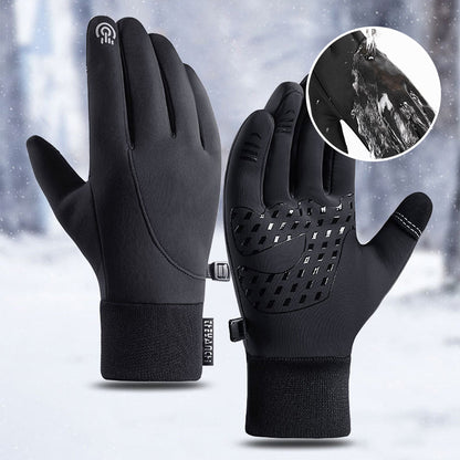 50% de Réduction – Gants Thermiques d'Hiver Tactiles, Coupe-Vent et Imperméables, Paume Antidérapante pour Vélo et Sport