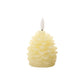 Bougies LED sans Flamme en Forme de Pomme de Pin pour la Décoration des Fêtes