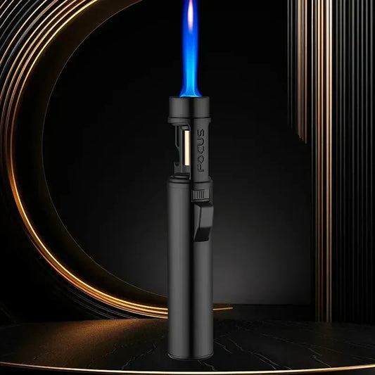Briquet à Jet de Butane Portable Ajustable et Rechargeable