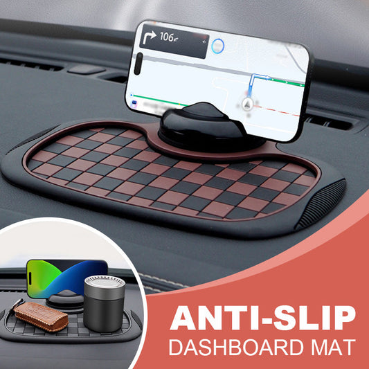 ✨Support multifonctionnel pour téléphone de voiture, tapis antidérapant pour tableau de bord