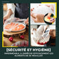 💥 50% DE RÉDUCTION ! 🥗 Sacs de Conservation Fraîcheur – PEHD/PEBD – 100 PCS Réutilisables & Élastiques for Cuisine & Pique-Nique