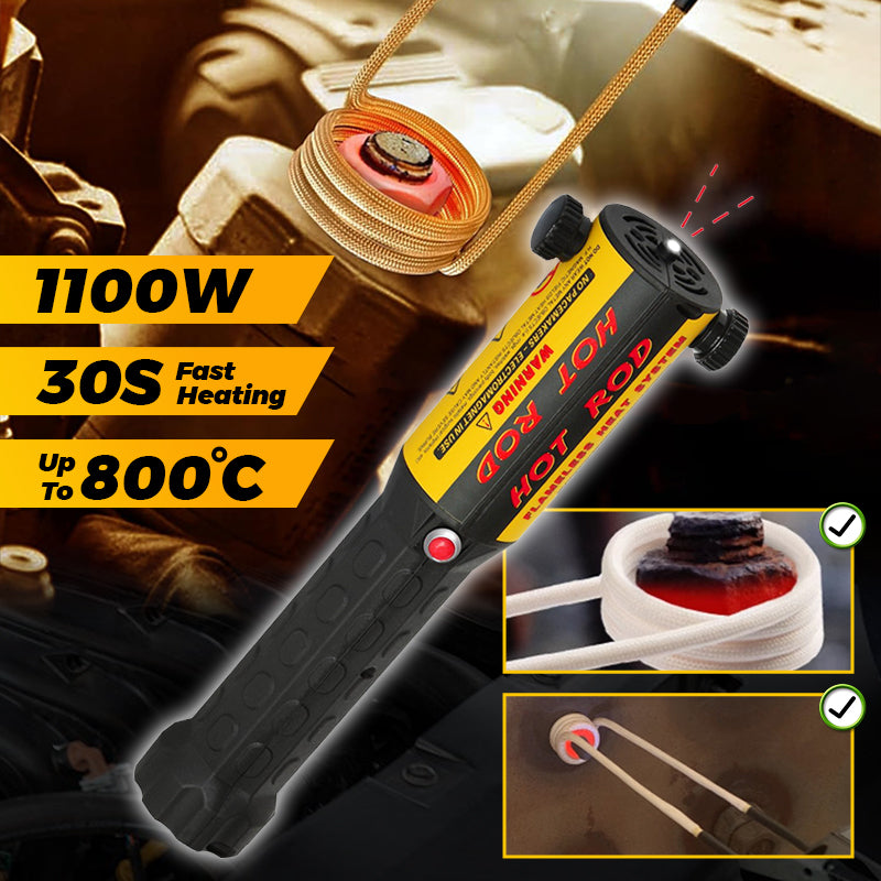 Kit Chauffage Par Induction 1500W - 6 Bobines Pour Débloquer écrous Rouillés (220V)