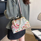 Sac à Main Vintage Brodé à Fleurs pour Femmes