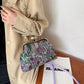 Sac à Main Vintage Brodé à Fleurs pour Femmes