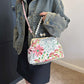 Sac à Main Vintage Brodé à Fleurs pour Femmes