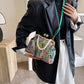 Sac à Main Vintage Brodé à Fleurs pour Femmes