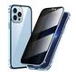 📱 50 % DE RÉDUCTION MAINTENANT ! ✨Coque magnétique double face en verre trempé avec effet anti-espionnage pour la série iPhone 11-17