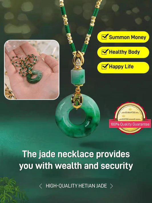 ✨️Boucle de prière de paix en jade Hetian