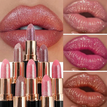 Offre spéciale d'aujourd'hui - Achetez 1 et obtenez 1 gratuitement💋Rouge à lèvres pailleté waterproof et hydratant