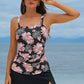 🩱Maillot de Bain Deux Pièces Tankini Vintage pour Femme avec Contrôle du Ventre