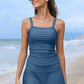 🩱Maillot de Bain Deux Pièces Tankini Vintage pour Femme avec Contrôle du Ventre