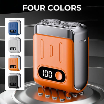 🏆🙍‍♂️66% de réduction pour une durée limitée pendant l'événement✨Men's Portable Mini Rotary Electric Shaver