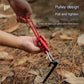 🔥50% DE RÉDUCTION🪢Tente fixe réglable portable - Corde de camping à poulie à dégagement rapide haute résistance🌳 (4 pièces/ensemble)