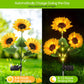 🌻 PROMO LIMITÉE 50% DE RÉDUCTION ! ✨ Lampe Solaire Tournesol de Jardin – Éclairage LED, Design Réaliste, 8h d‘Autonomie 🌙