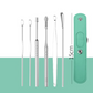 📢50 % de réduction limitée dans le temps📢Kit portable de 6 perce-oreilles en acier inoxydable - Outil à spirale pour les oreilles✨