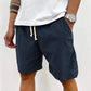 Shorts décontractés pour hommes avec cordon de serrage et coupe ample