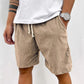 Shorts décontractés pour hommes avec cordon de serrage et coupe ample