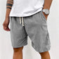 Shorts décontractés pour hommes avec cordon de serrage et coupe ample