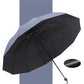 Parapluie robuste et compact à 12 baleines – résiste au vent et se plie facilement