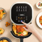 Airfryer Numérique Intelligente avec Fenêtre Transparente