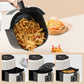 Airfryer Numérique Intelligente avec Fenêtre Transparente
