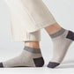 Chaussettes confortables à blocs de couleur respirantes et anti-humidité