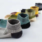 Chaussettes confortables à blocs de couleur respirantes et anti-humidité
