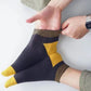 Chaussettes confortables à blocs de couleur respirantes et anti-humidité