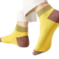 Chaussettes confortables à blocs de couleur respirantes et anti-humidité