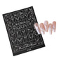 Pochoir pour ongles Halloween & Noël : créez des motifs festifs