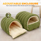 📢50% de réduction！！！📍Chaleur, confort douillet, niche en peluche pour animaux domestiques