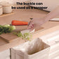 🗑️🧺 Poubelle suspendue pliable polyvalente pour cuisine – Se fixe au placard ou au tiroir, libérez votre plan de travail, le petit bac malin qui capte les épluchures et les emballages pendant que vous cuisinez 🍅🔪
