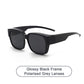 Lunettes de soleil polarisées à double usage avec protection UV