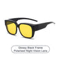 Lunettes de soleil polarisées à double usage avec protection UV