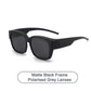 Lunettes de soleil polarisées à double usage avec protection UV
