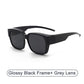 Lunettes de soleil polarisées à double usage avec protection UV