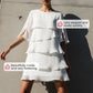 🥰Robe élégante à superpositions et manches volantées pour femmes