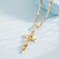 💐50% DE RÉDUCTION ! Collier Crucifix en Or – Motif INRI Très Détaillé ✝️✨【Offre Limitée】