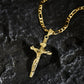 💐50% DE RÉDUCTION ! Collier Crucifix en Or – Motif INRI Très Détaillé ✝️✨【Offre Limitée】